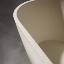Banheira de Imerso Texture Soho Off White Dupla 170cm Doka